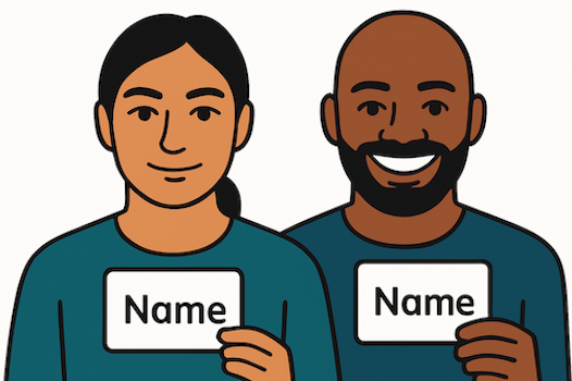 Know Me passport illustrated example